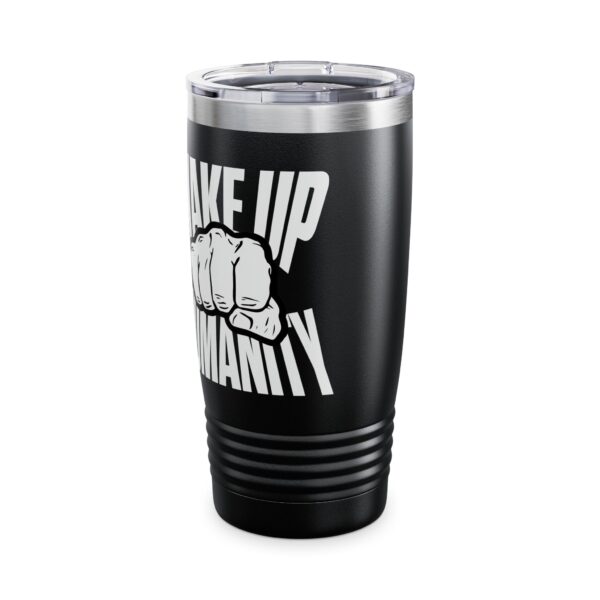 Wake Up Humanity Travel Mug