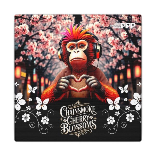 Chainsmoke Cherry Blossoms Canvas Print