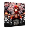 Chainsmoke Cherry Blossoms Canvas Print - Image 2