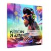 BKK Neon Rain Canvas Print - Image 5