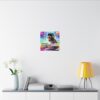 BKK Neon Rain Canvas Print - Image 6